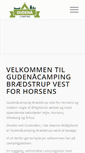 Mobile Screenshot of gudenaacamping.dk